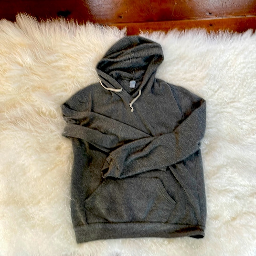 Mens gray hoodie